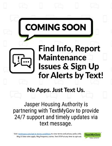 TextMyGov Coming Soon Flyer. All information is included above.