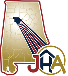 Map showing the location of Jasper in Alabama